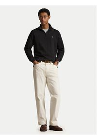 Polo Ralph Lauren Sweter 710P07411002 Czarny Regular Fit. Typ kołnierza: polo. Kolor: czarny. Materiał: bawełna #6