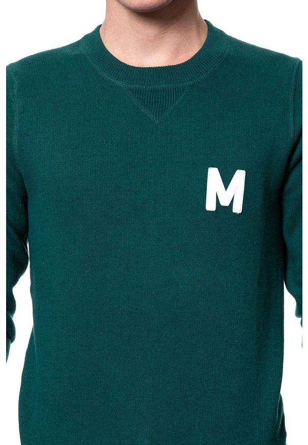 Mustang - MUSTANG Emil C Jumper MĘSKI SWETER KLASYCZNY DEEP TEAL 1008650 6433. Styl: klasyczny