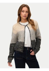 Vero Moda Sweter Jenna 10335750 Beżowy Standard Fit. Kolor: beżowy. Materiał: syntetyk
