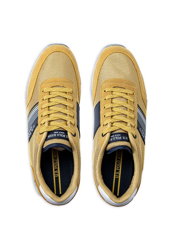 Sneakersy męskie żółte U.S. Polo Assn. XIRIO002-YEL003. Kolor: żółty. Sezon: lato, jesień