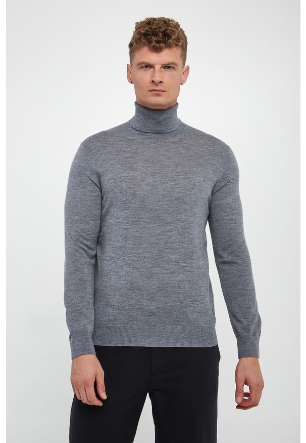 Liu Jo - Golf męski bawełniany LIU JO. Typ kołnierza: golf. Materiał: bawełna