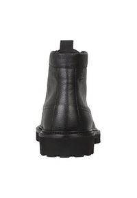 BOSS Trapery Julyo 50552581 Czarny. Kolor: czarny. Materiał: skóra