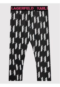 Legginsy Karl Lagerfeld Kids. Kolor: czarny #1