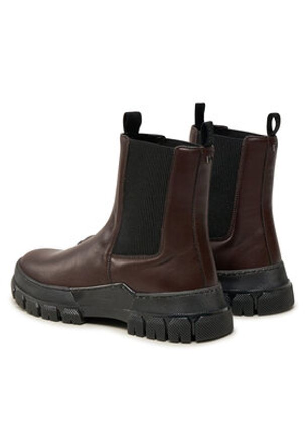 Weekend Max Mara Sztyblety Ellisse 2425796035600 Brązowy. Kolor: brązowy. Materiał: skóra