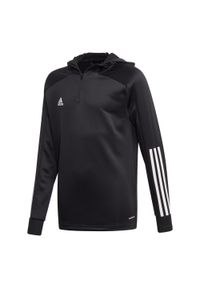 Adidas - Bluza dla dzieci adidas Condivo 20 Track Hood czarna EK2958 : Rozmiar - 128cm. Kolor: czarny