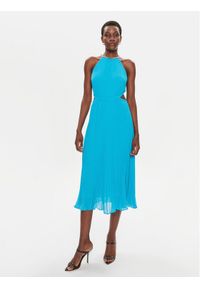 MICHAEL Michael Kors Sukienka koktajlowa MS481E77R3 Niebieski Regular Fit. Kolor: niebieski. Materiał: syntetyk. Styl: wizytowy