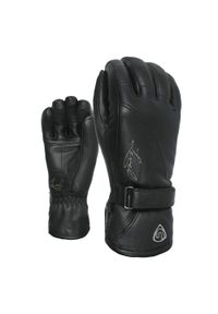 Rękawice narciarskie damskie Level Classic. Kolor: czarny. Materiał: skóra. Sezon: zima. Sport: narciarstwo #1