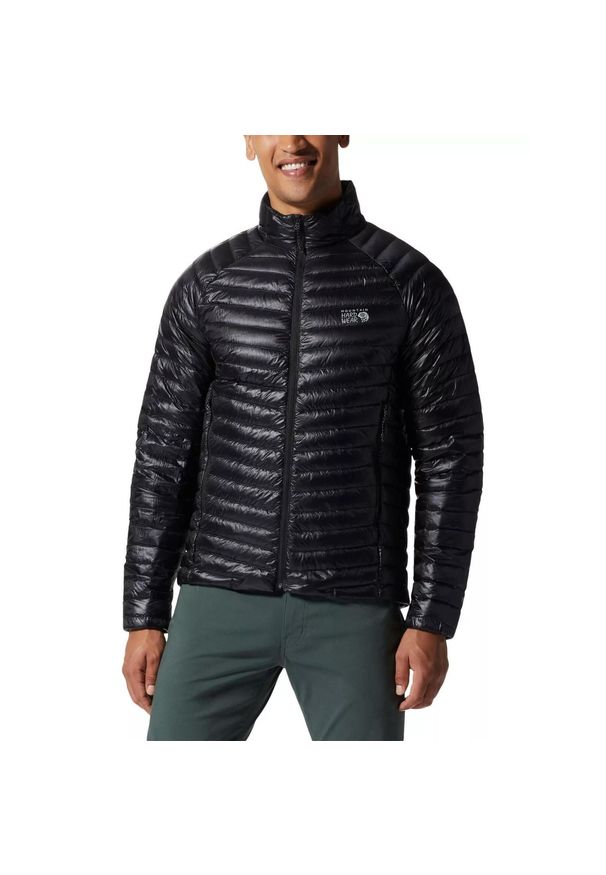 MOUNTAIN HARDWEAR - Kurtka puchowa męska Mountain Hardwear Ghost Whisperer/2. Kolor: czarny. Materiał: puch. Sezon: zima. Sport: narciarstwo