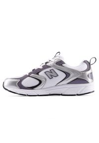 Buty unisex New Balance U4086LR – białe. Kolor: biały. Materiał: materiał, syntetyk. Szerokość cholewki: normalna. Sezon: lato. Sport: turystyka piesza #5