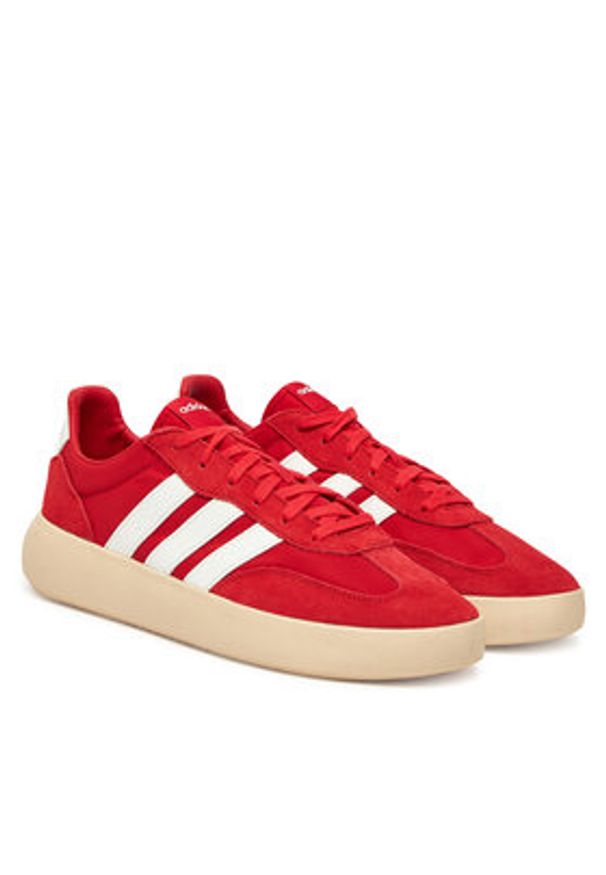 Adidas - adidas Sneakersy Barreda Decode JR3517 Czerwony. Kolor: czerwony. Materiał: skóra