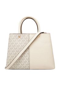 MICHAEL Michael Kors Torebka Flora 30T5GFFS2B Beżowy. Kolor: beżowy. Materiał: skórzane