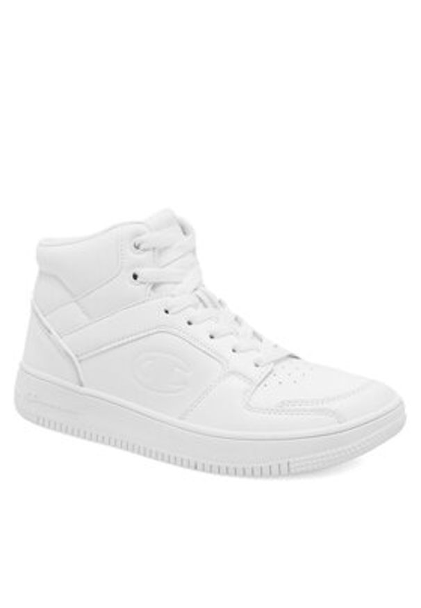 Champion Sneakersy Rebound 2.0 Mid Cut S S11471-WW007 Biały. Kolor: biały. Materiał: skóra