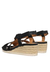 Geox Espadryle D Ischia Corda D55HHA 00022 C9999 Czarny. Kolor: czarny. Materiał: zamsz, skóra