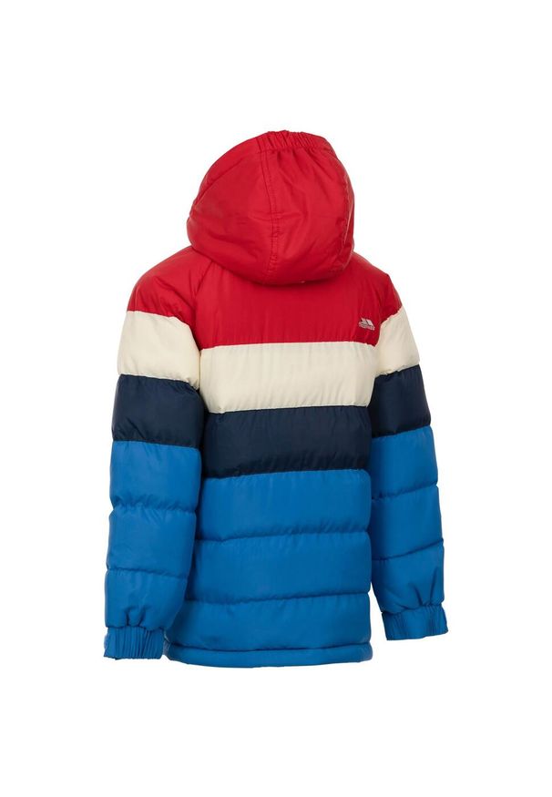 TRESPASS - Kurtka Dziecięca Calmere Padded Jacket. Kolor: niebieski. Materiał: puch. Styl: sportowy