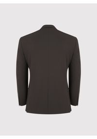Pako Lorente - PAKO LORENTE - Ciemnobrązowy garnitur męski. Kolor: brązowy. Materiał: poliester, elastan, wiskoza #7