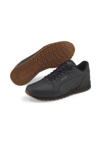 Buty Puma ST Runner V3, Mężczyźni. Zapięcie: sznurówki. Kolor: brązowy, wielokolorowy, czarny, beżowy. Materiał: skóra. Szerokość cholewki: normalna. Sport: turystyka piesza