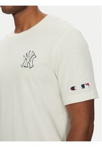 Champion T-Shirt 221037 Biały Standard Fit. Kolor: biały. Materiał: bawełna #3