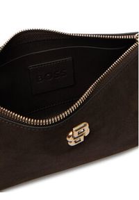 BOSS Torebka 50563360 Brązowy. Kolor: brązowy. Materiał: zamszowe, skórzane #5