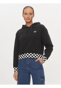 Vans Bluza Boom Boom Check VN000GJ2 Czarny Regular Fit. Kolor: czarny. Materiał: bawełna, syntetyk #1