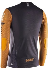 Koszulka rowerowa dziecięca LEATT Jersey MTB Gravity 4.0 Junior. Kolor: czerwony, brązowy, wielokolorowy. Materiał: jersey. Sport: kolarstwo