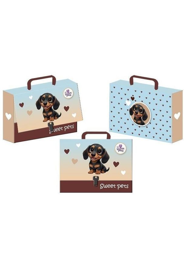 Beniamin Teczka z rączką walizeczka The Sweet Pets Pies