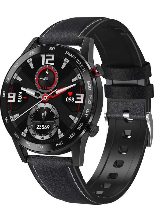 ZAXER - Smartwatch Zaxer DT95 Czarny. Rodzaj zegarka: smartwatch. Kolor: czarny