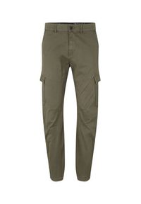 Tom Tailor Denim Spodnie materiałowe 1032860 Zielony Slim Fit. Kolor: zielony. Materiał: bawełna