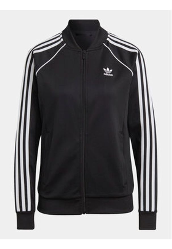 Adidas - adidas Bluza adicolor Classics SST IK4034 Czarny Regular Fit. Kolor: czarny. Materiał: bawełna, syntetyk