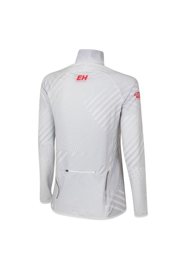 Bluza damska do biegania rozpinana EXTREME HOBBY POLSKA PRIME. Kolor: biały. Materiał: poliester, elastan. Sezon: jesień, wiosna. Sport: bieganie