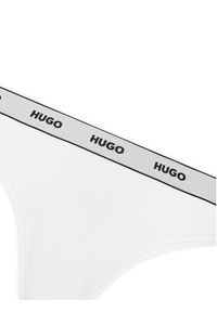 Hugo - HUGO Komplet 3 par fig klasycznych Triplet Brief Stripe 50480157 Biały. Kolor: biały. Materiał: bawełna #6