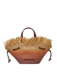 Pinko Torebka Pagoda Small Shopper . PE 24 PLTT 102910 A1R6 Beżowy. Kolor: beżowy #1