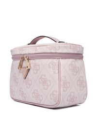 Guess Kosmetyczka Berta Travel TWOB86 88039 Różowy jasny. Kolor: różowy. Materiał: skóra #5