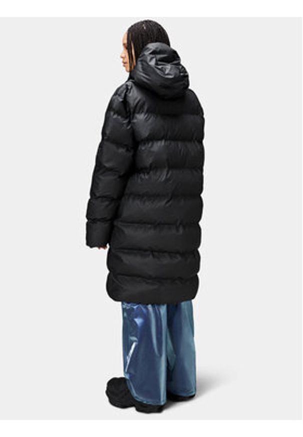 Rains Płaszcz zimowy 15130 Czarny Regular Fit. Kolor: czarny. Materiał: syntetyk. Sezon: zima