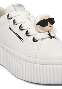 Karl Lagerfeld - KARL LAGERFELD Sneakersy Kreeper Lo KL42336T Biały. Kolor: biały. Materiał: skóra #3
