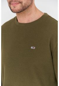 Tommy Jeans - TOMMY JEANS Oliwkowy sweter. Kolor: zielony #6