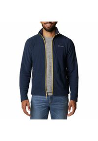 columbia - Bluza polarowa męska Columbia Fast Trek Light FZ Fleece rozpinana. Kolor: niebieski. Materiał: polar