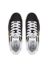 Versace Jeans Couture Sneakersy 79VA3SK3 Czarny. Kolor: czarny. Materiał: skóra #3