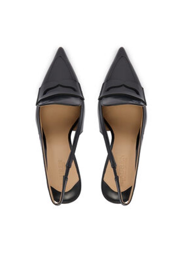 Lauren Ralph Lauren - LAUREN RALPH LAUREN Szpilki 802982850001 Czarny. Kolor: czarny. Materiał: skóra. Obcas: na szpilce