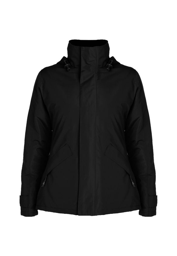 ROLY - Parka Damska Europa Slim. Kolor: czarny. Sport: turystyka piesza