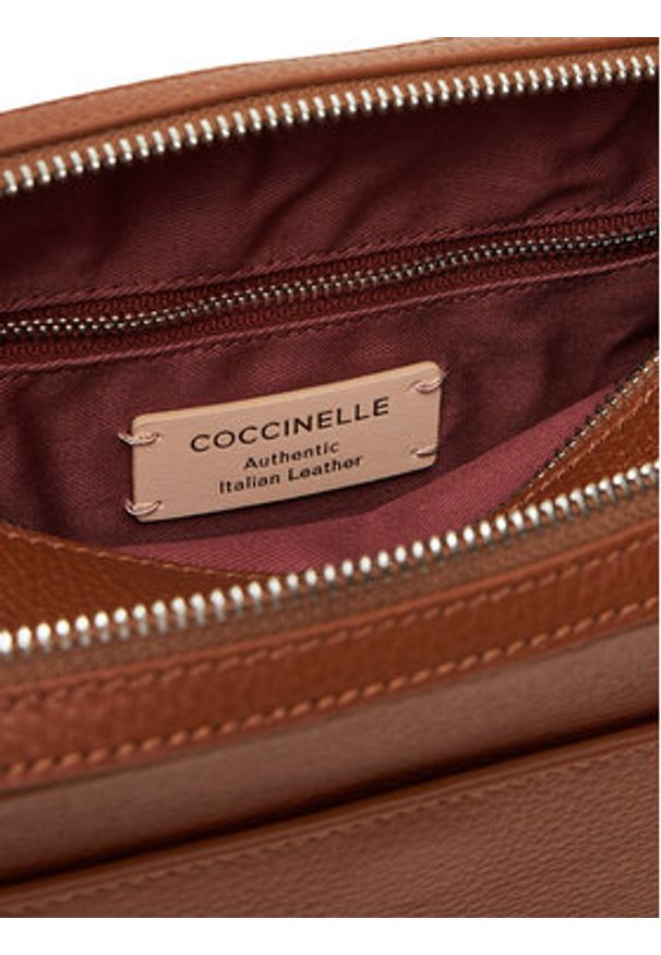 Coccinelle Torebka Nellemyrtha Maxi Log E1 QBB 15 02 01 Brązowy. Kolor: brązowy. Materiał: skórzane