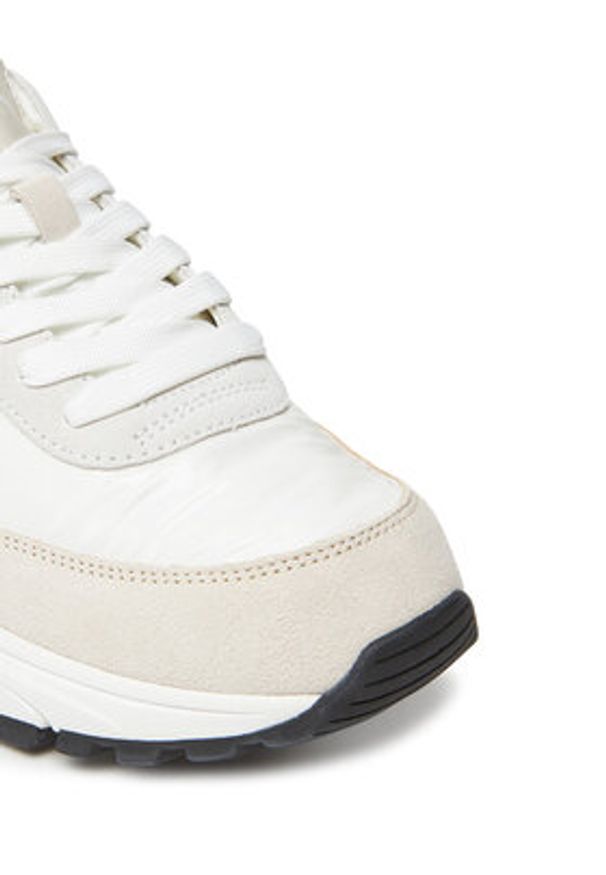 Calvin Klein Jeans Sneakersy Hike Runner Mg Nylon Perl YW0YW01963 Biały. Kolor: biały. Materiał: skóra