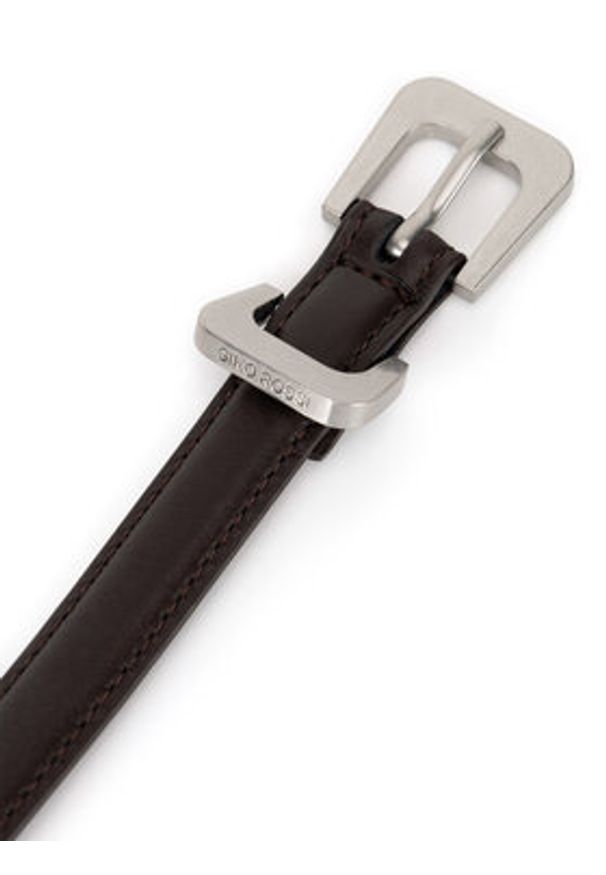 Gino Rossi Pasek Damski BLYL24003-2 SVL Brązowy. Kolor: brązowy. Materiał: skóra