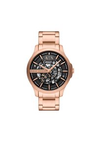 Armani Exchange Zegarek Hampton Automatic AX2456 Złoty. Kolor: złoty