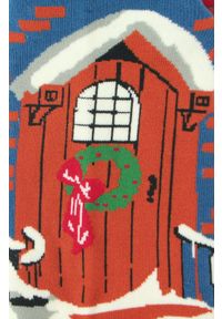 His Story - Tematyczne Skarpetki Bawełniane - Świąteczny Renifer. Kolor: niebieski. Materiał: elastan, bawełna, poliamid #2