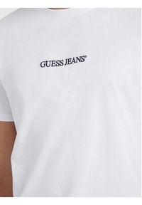 Guess Jeans T-Shirt 165543 Biały Classic Fit. Kolor: biały. Materiał: bawełna #3