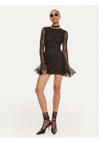 ROTATE Sukienka koktajlowa Rositana 112947100 Czarny Slim Fit. Kolor: czarny. Materiał: syntetyk. Styl: wizytowy #5