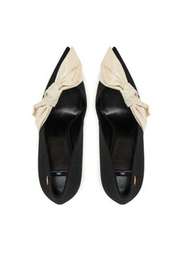 Elisabetta Franchi Szpilki SA-12L-51E2-V520 Czarny. Kolor: czarny. Materiał: materiał. Obcas: na szpilce