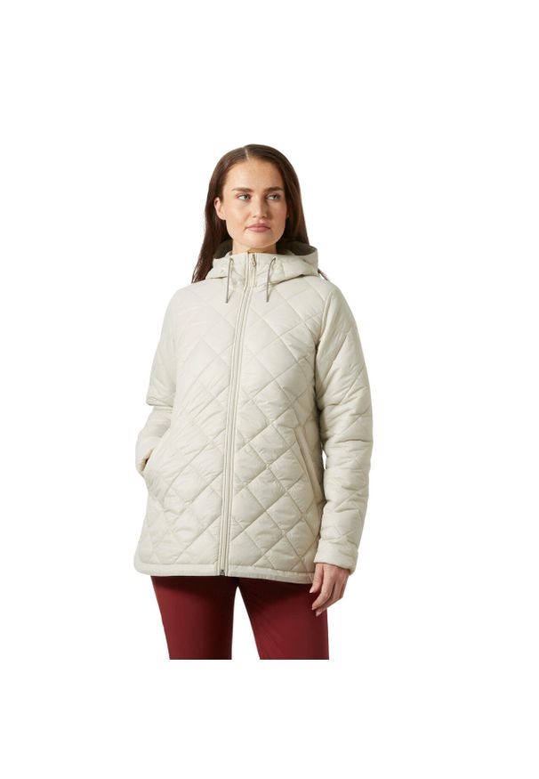 Damska kurtka turystyczna Helly Hansen Bliss Quilt. Kolor: beżowy, biały, wielokolorowy. Sport: turystyka piesza