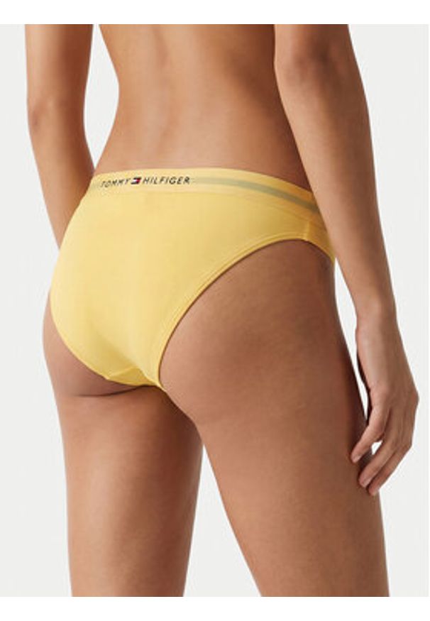 TOMMY HILFIGER - Tommy Hilfiger Dół od bikini UW0UW06363 Żółty. Kolor: żółty. Materiał: syntetyk