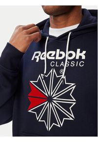 Reebok Bluza Hainrich RK25734CCM Granatowy Regular Fit. Kolor: niebieski. Materiał: bawełna #7
